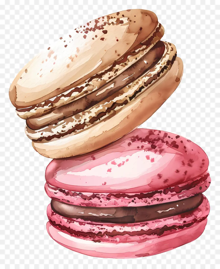 Macarons，Dessert PNG