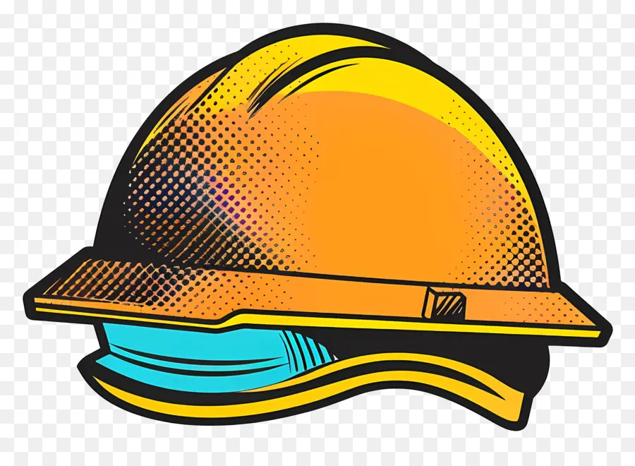 Casque，Casque De Sécurité Orange PNG