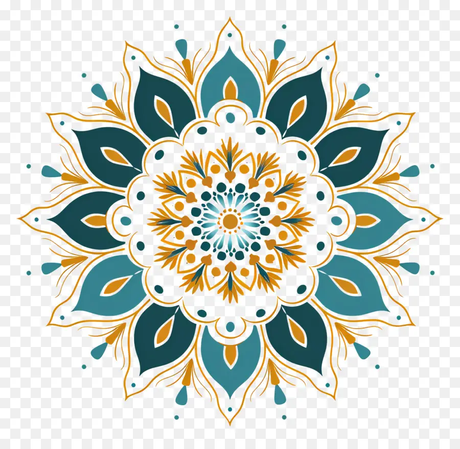 Mandalas De Luxe，Mandala Coloré PNG