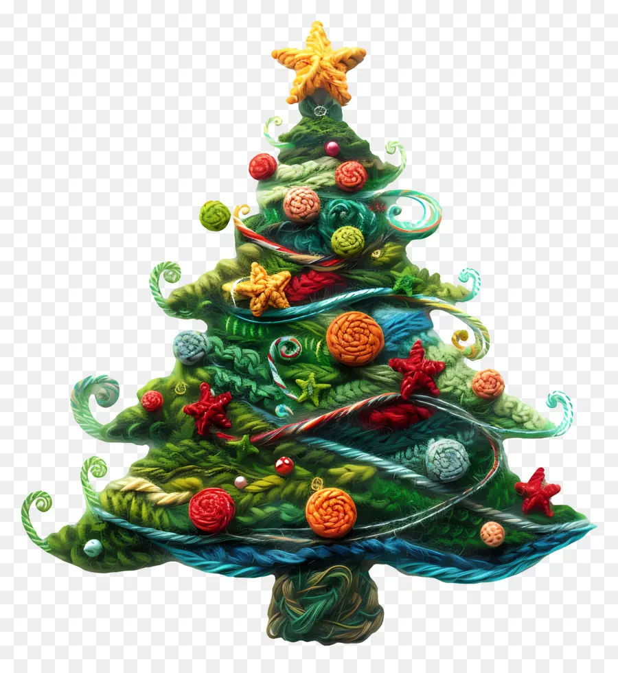 Arbre De Noël，Décoré PNG