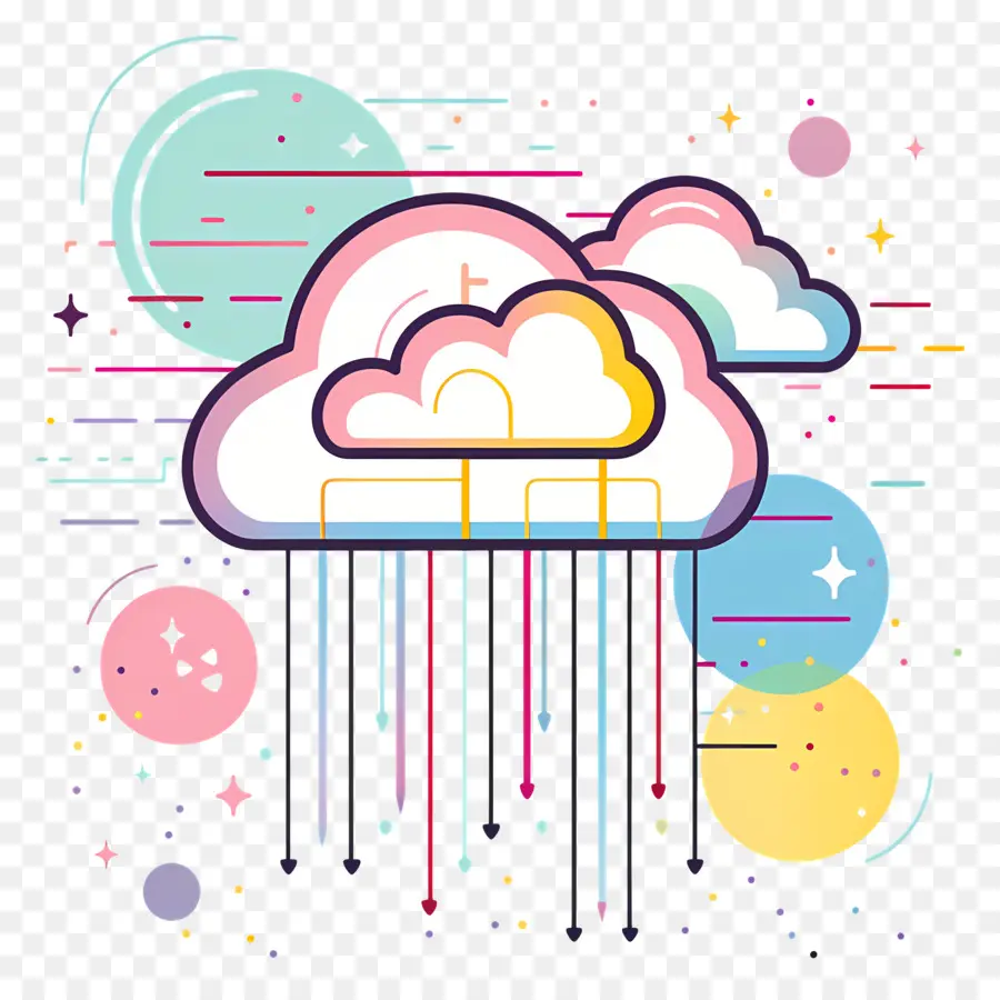 Technologie Cloud，Nuages PNG