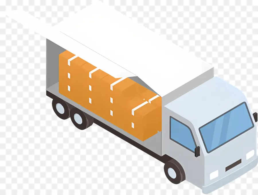 Logistique，Camion De Livraison PNG