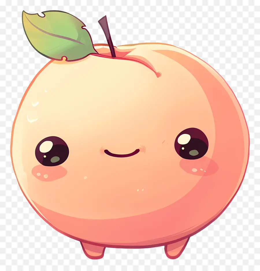 Dessin Animé De Pêche，Mignon Apple PNG