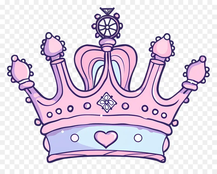 La Reine De La Couronne，Couronne En Plastique Rose PNG