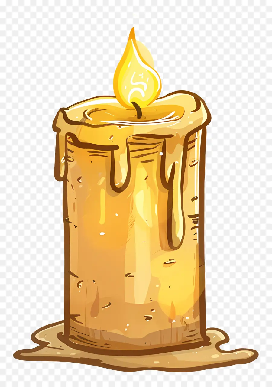 Bougie，Flamme PNG