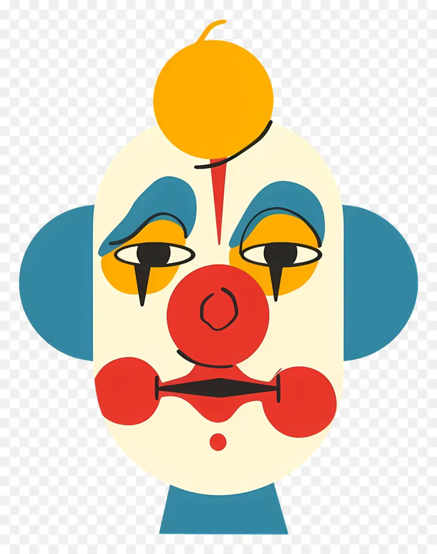 Tête De Clown，Clown PNG