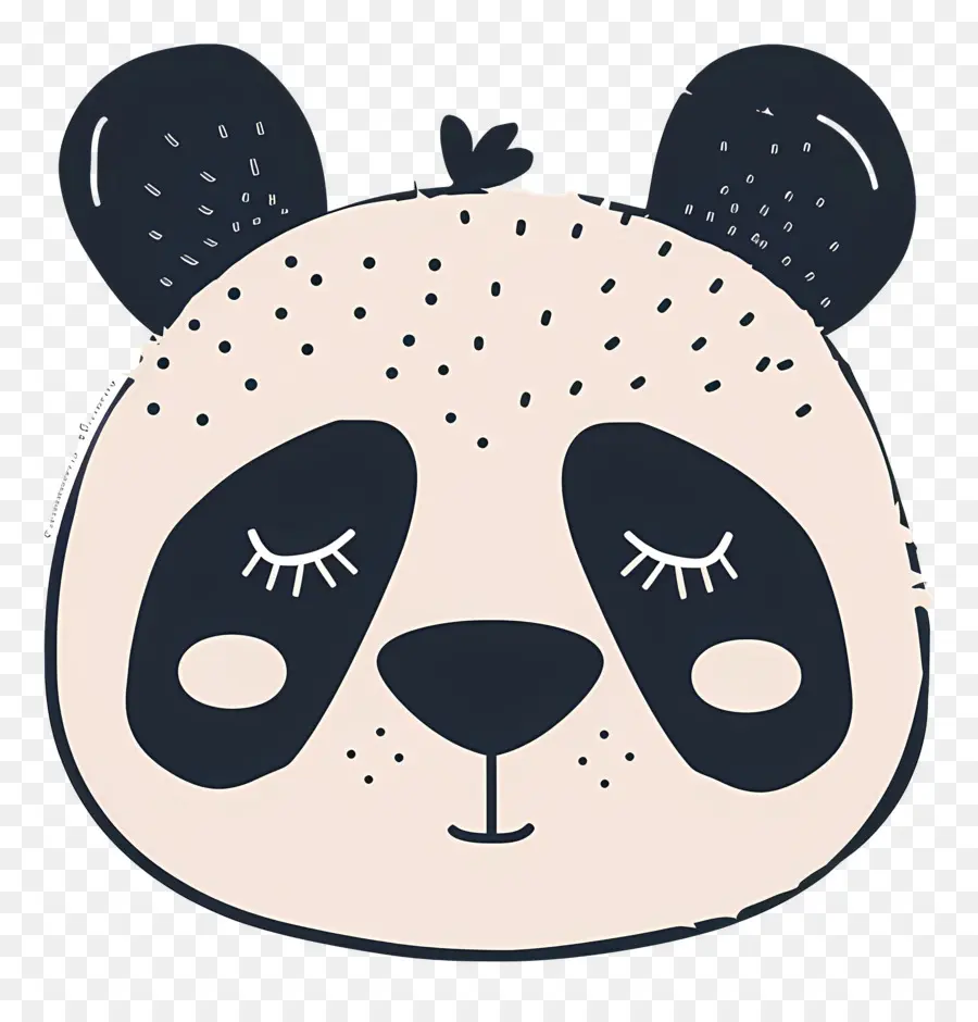 Tête De Panda，Visage De Panda PNG