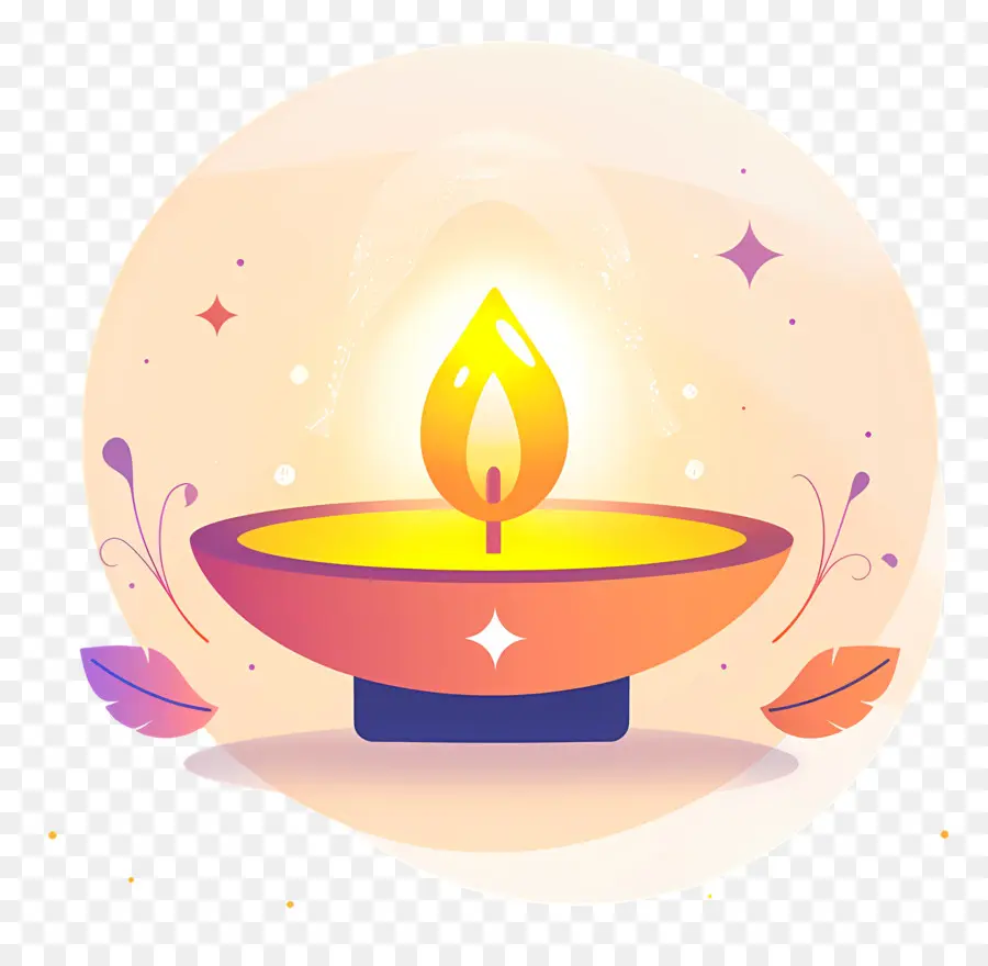 Diwali，Bougie PNG