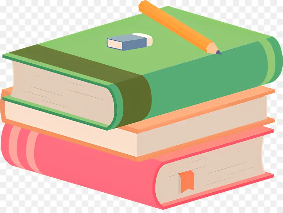 Livres，Pile De Livres PNG