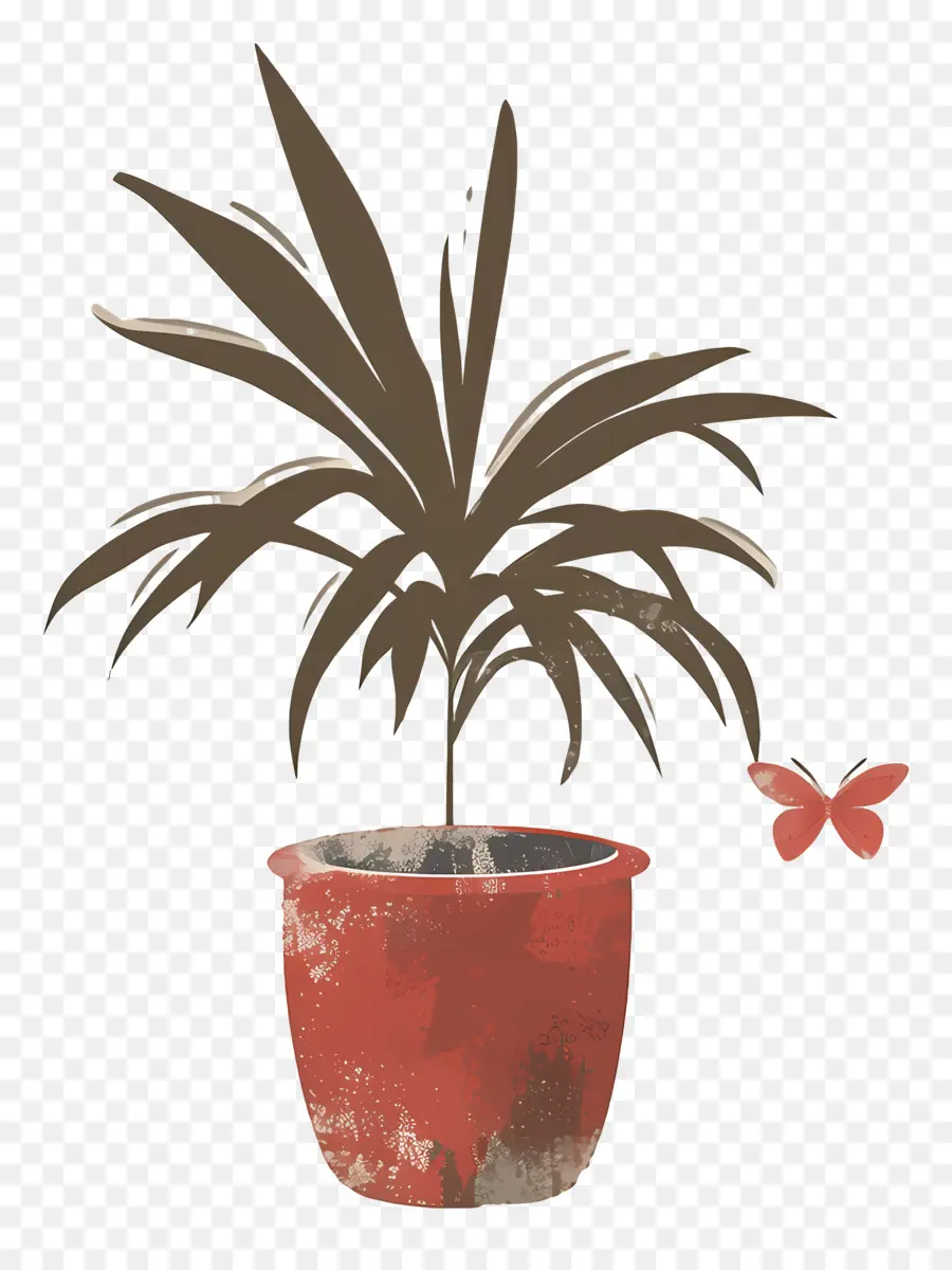 Fougère，Plante En Pot PNG