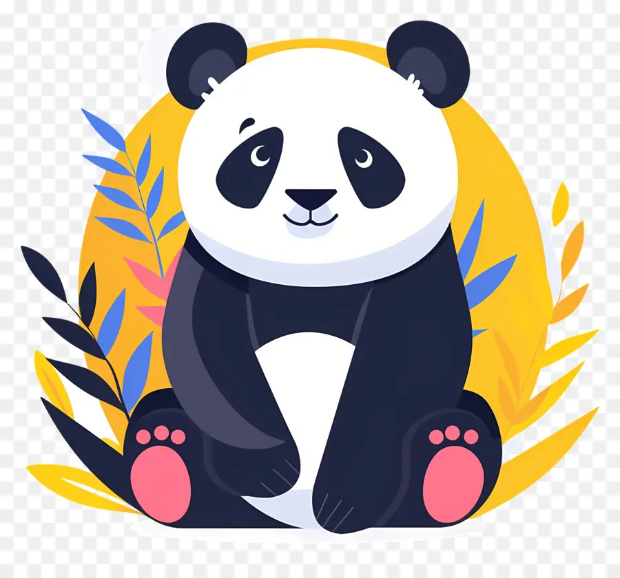 Panda，Panda De Dessin Animé PNG