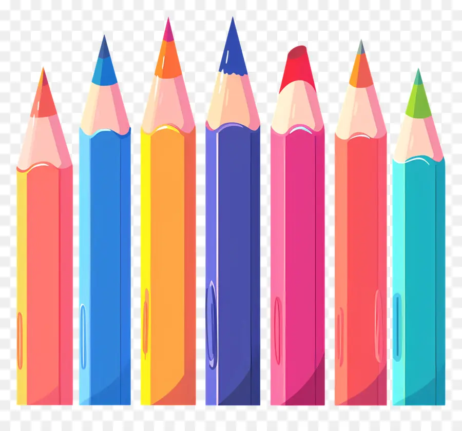 Crayon，Crayons Colorés PNG