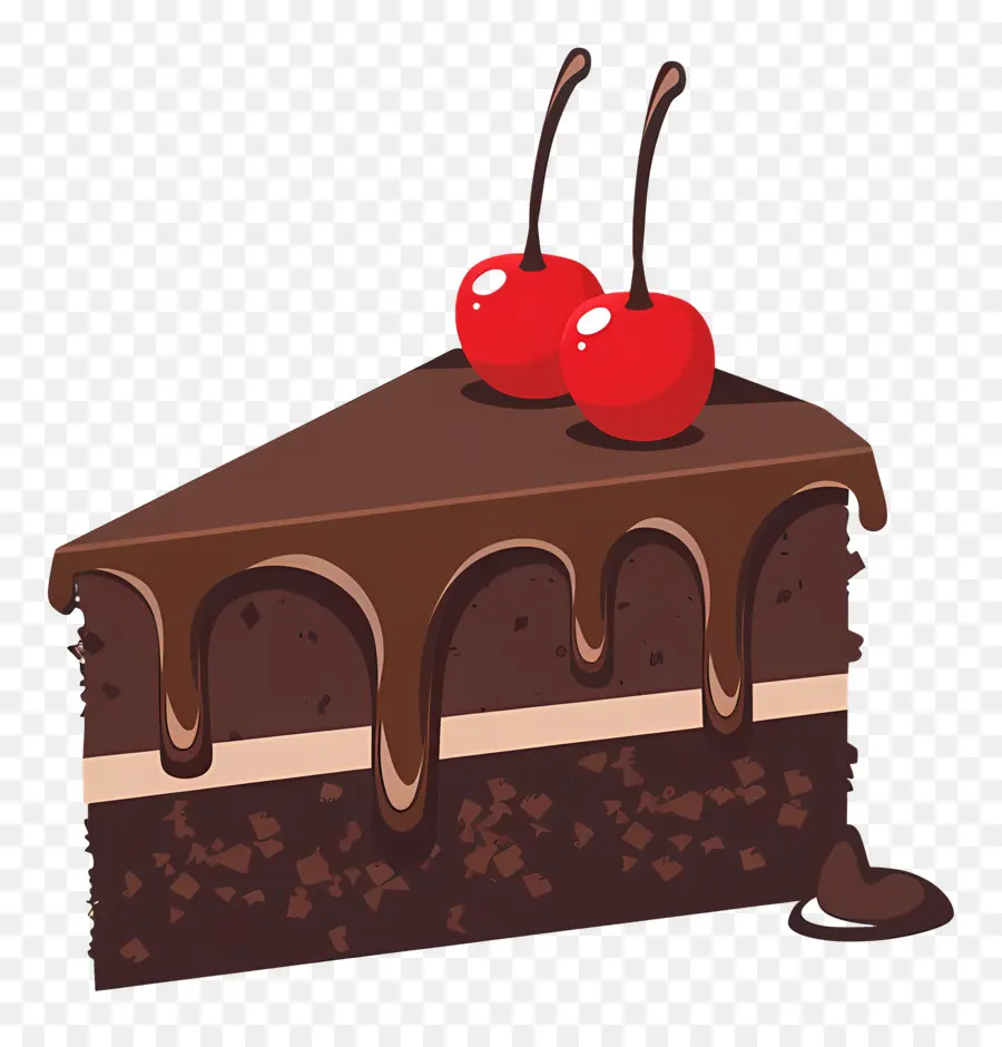 Gâteau Au Chocolat，Fudge Au Chocolat PNG