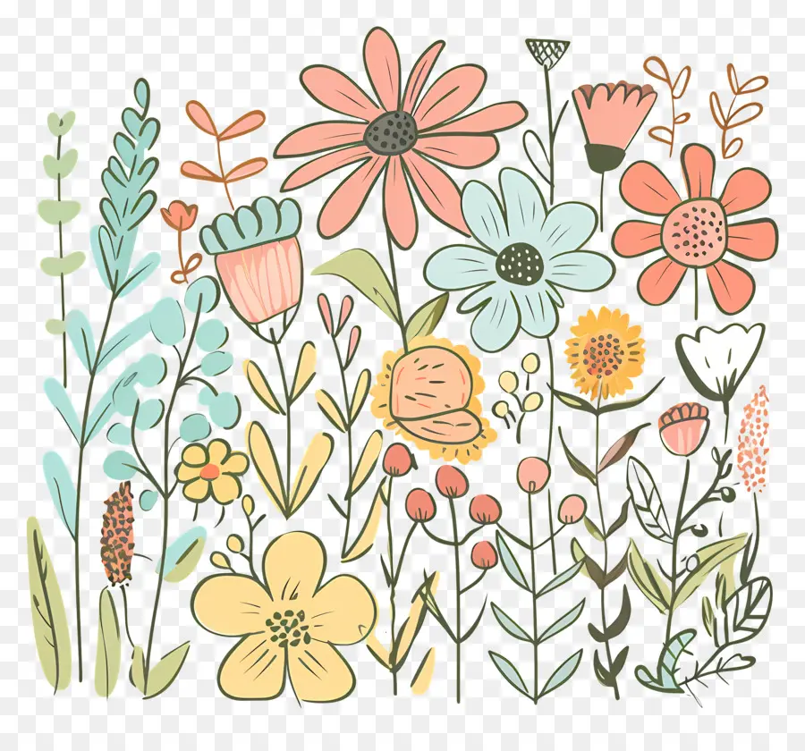 Fleurs D'été，Fleurs PNG