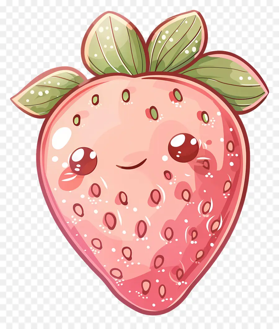 Dessin Animé à La Fraise，De Grands Yeux PNG