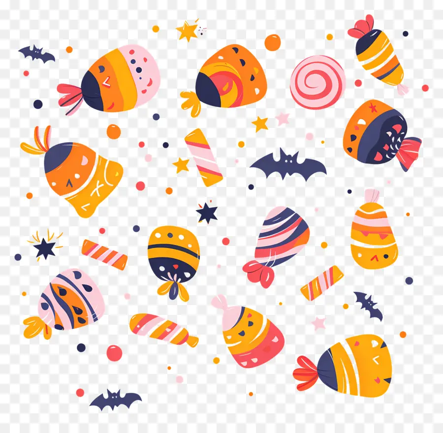 Bonbons D'halloween，Bonbons PNG