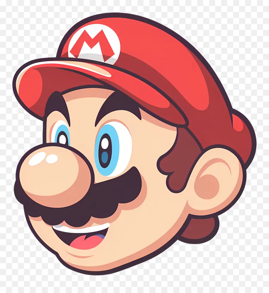 Tête De Mario，Mario PNG