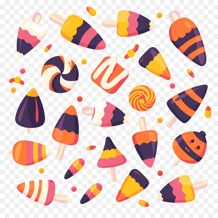 Les Bonbons D'halloween，Bonbons PNG