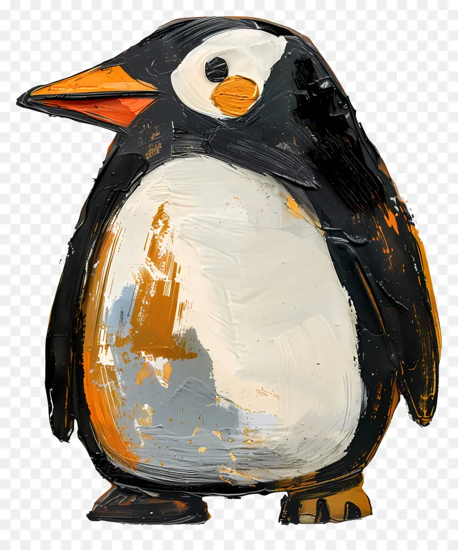 Pingouin，Peinture PNG