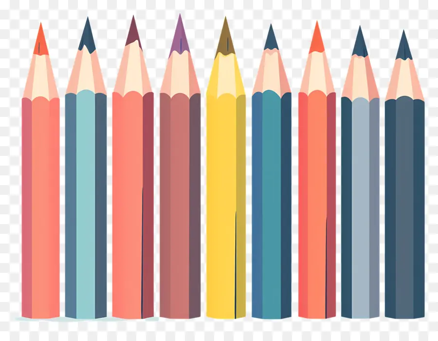 Crayon，Crayons De Couleur PNG