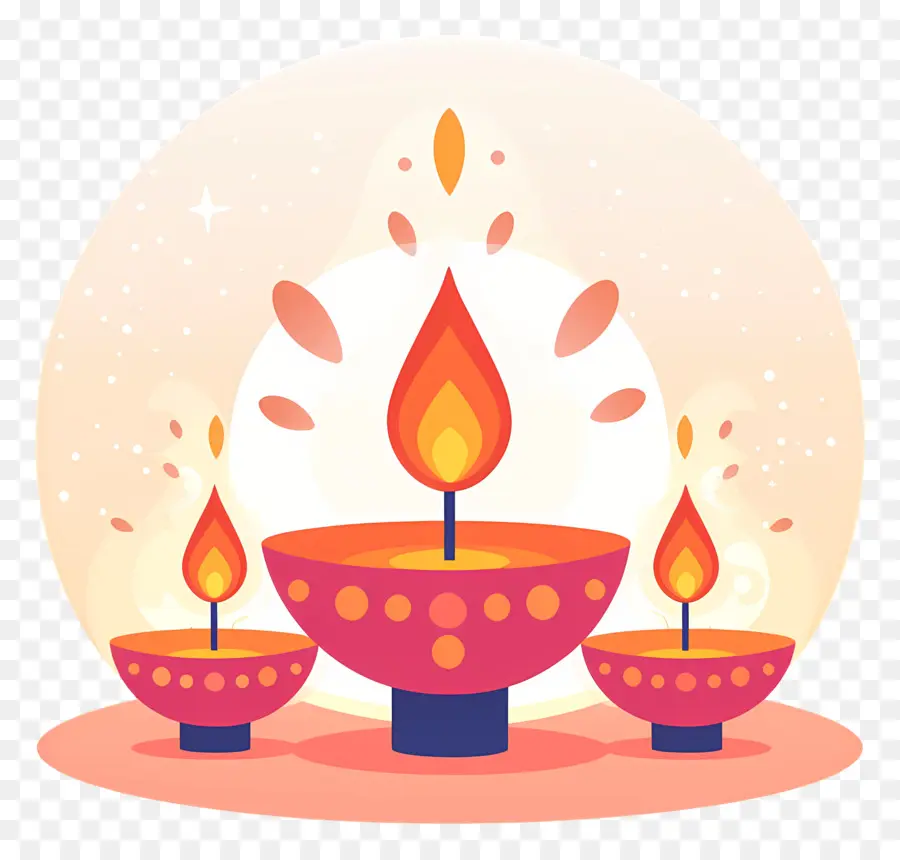 Diwali，Lampe En Verre PNG