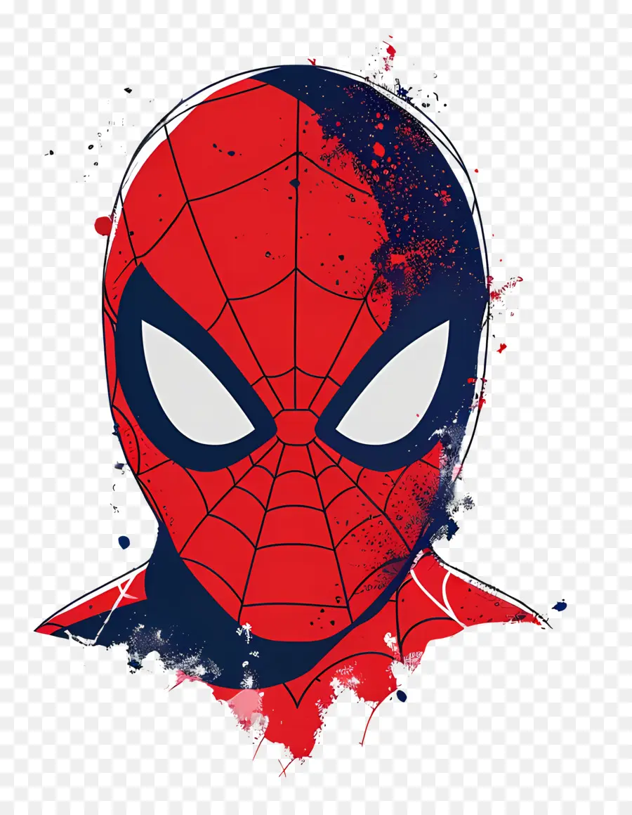 Tête De Spiderman，Masque Spider Man PNG