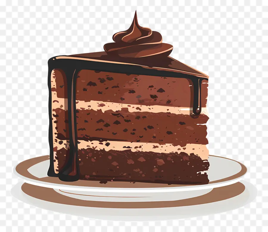 Gâteau Au Chocolat，Dessert PNG