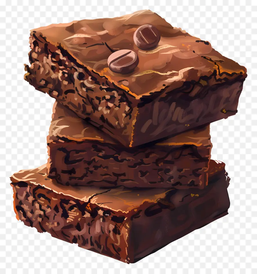 Brownies，Chocolat PNG