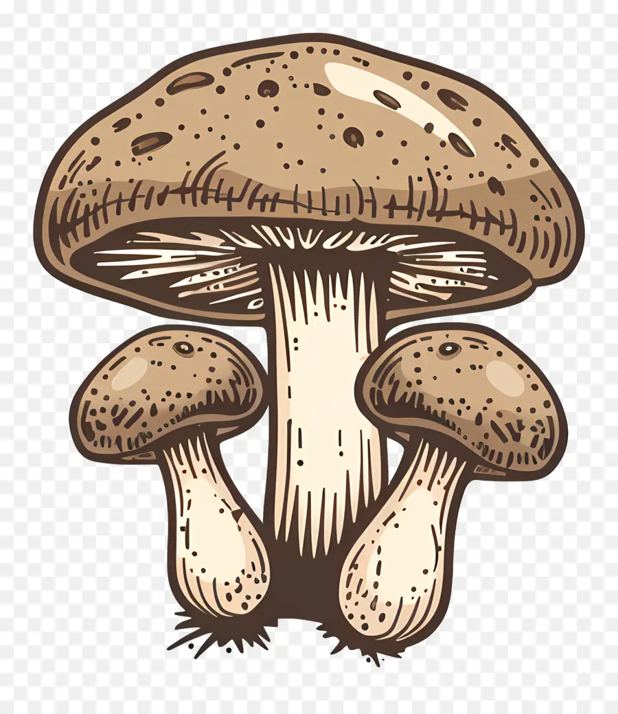 Bouton Champignon，Champignons PNG