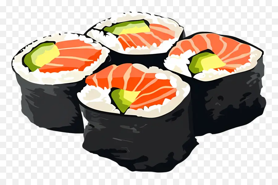 Sushis，Rouleaux De Sushi PNG