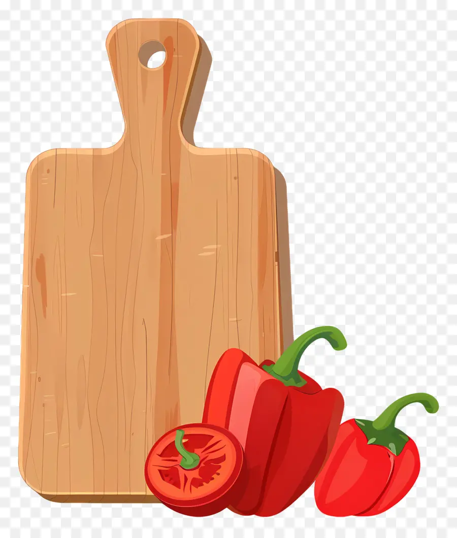 Poivre，Planche à Découper En Bois PNG