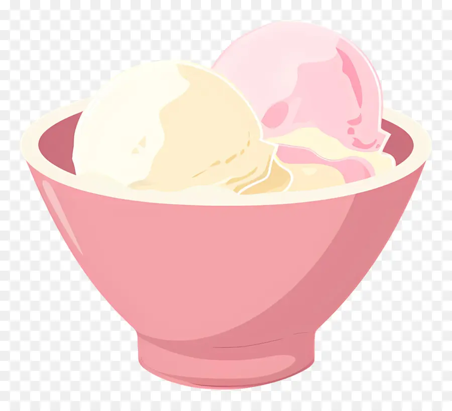 Bol De Crème Glacée，Glace PNG