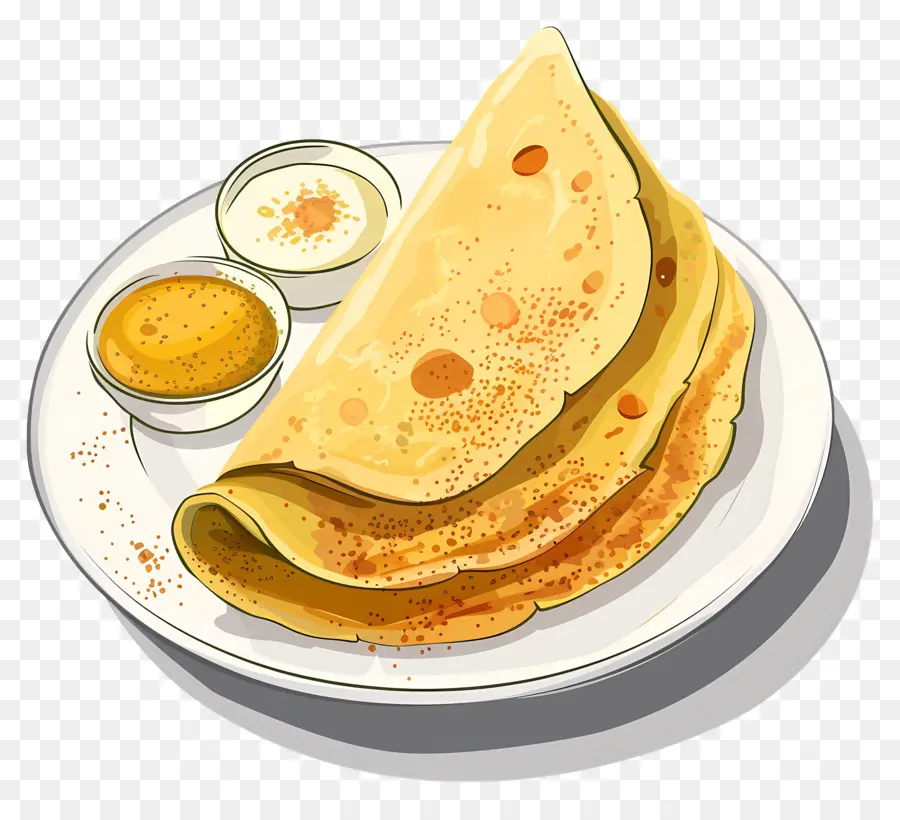 Dosa，Crêpes PNG