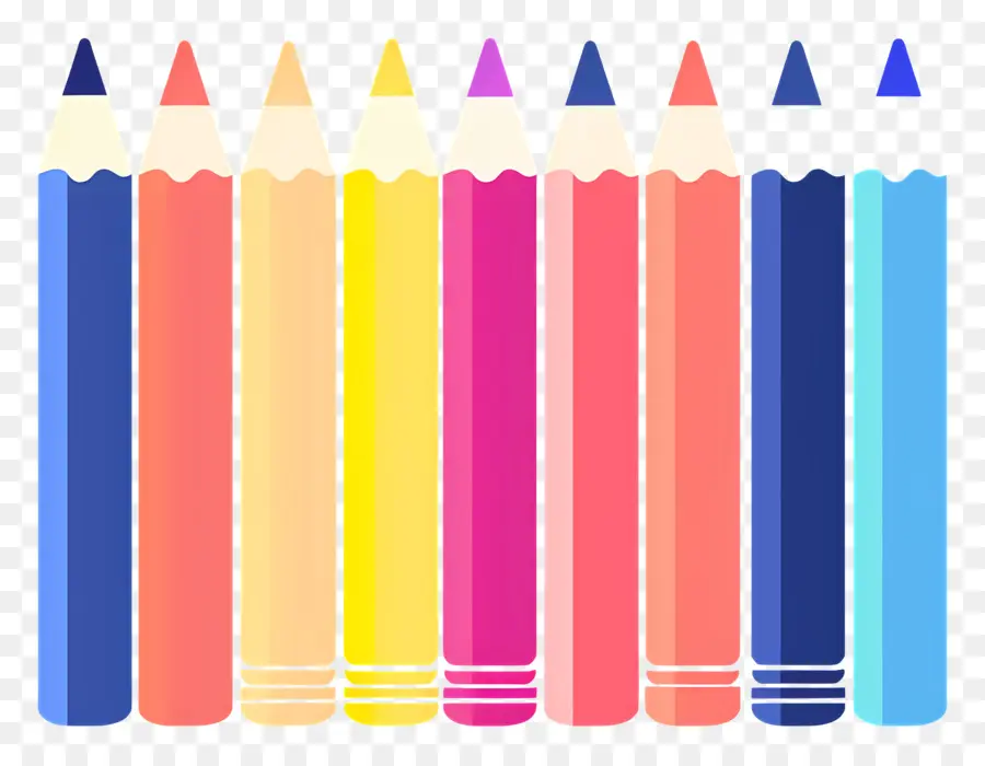 Crayon，Crayons Colorés PNG