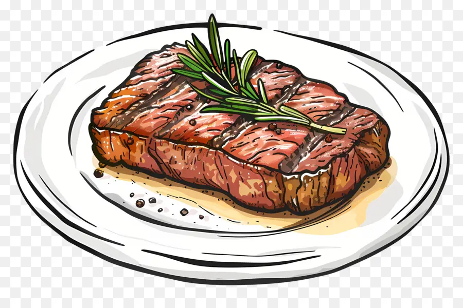 Steak，Steak Grillé PNG