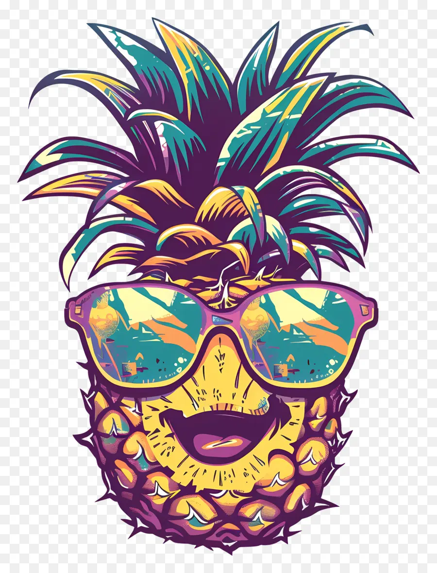 L'ananas，Dessin Animé D'ananas PNG