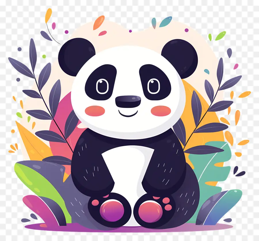 Panda，Panda De Dessin Animé PNG