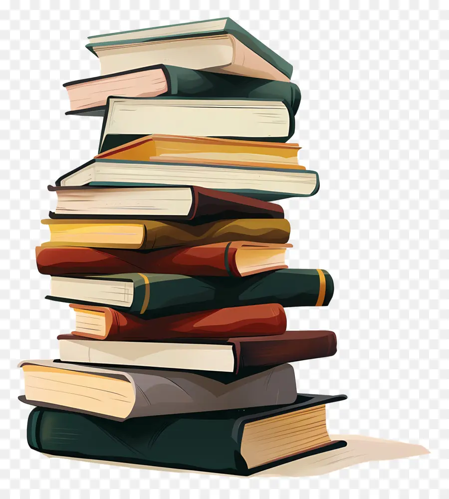 Pile De Livres，Livre De La Pile PNG