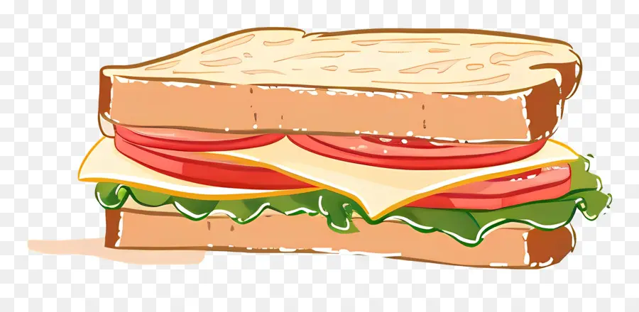 Sandwich，Pain De Blé Entier PNG