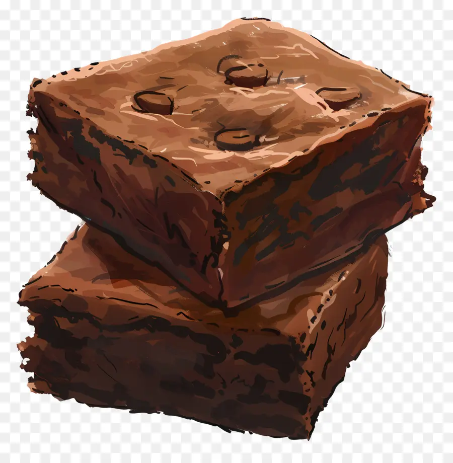 Brownies，Chocolat PNG