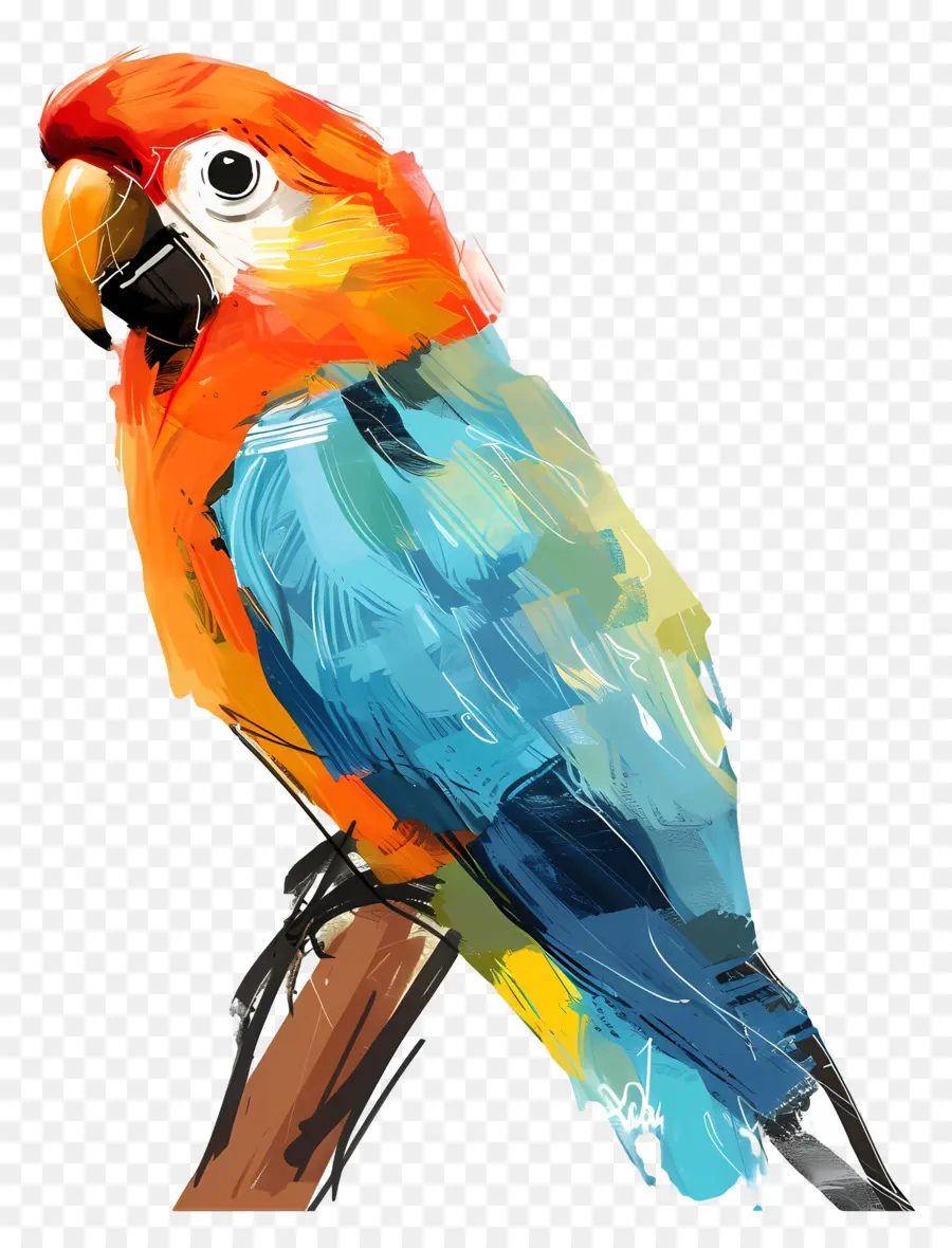 Perroquet，Perroquet Coloré PNG