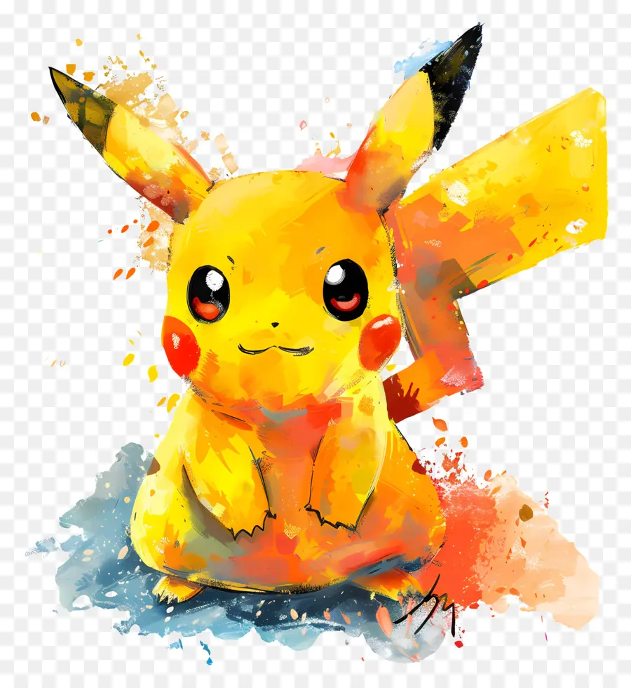 Pokemon，Peinture à L'aquarelle PNG