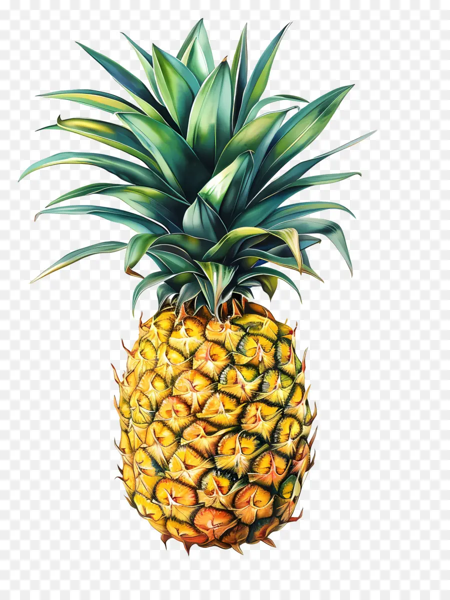 L'ananas，Peinture PNG