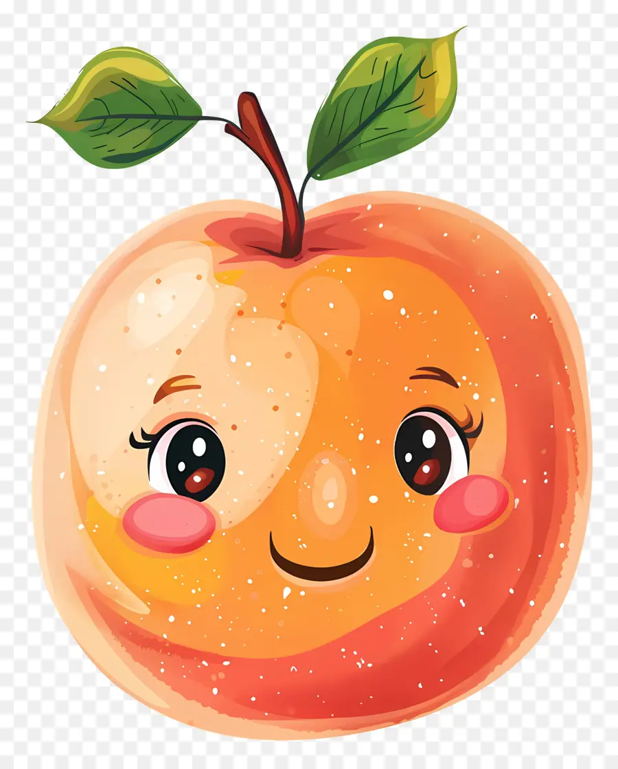 Dessin Animé De Pêche，Dessin Animé Apple PNG