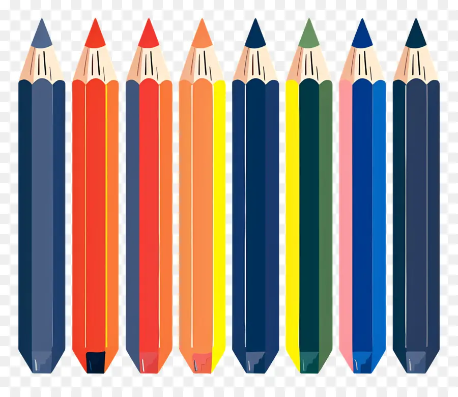 Crayon，Crayons De Couleur PNG