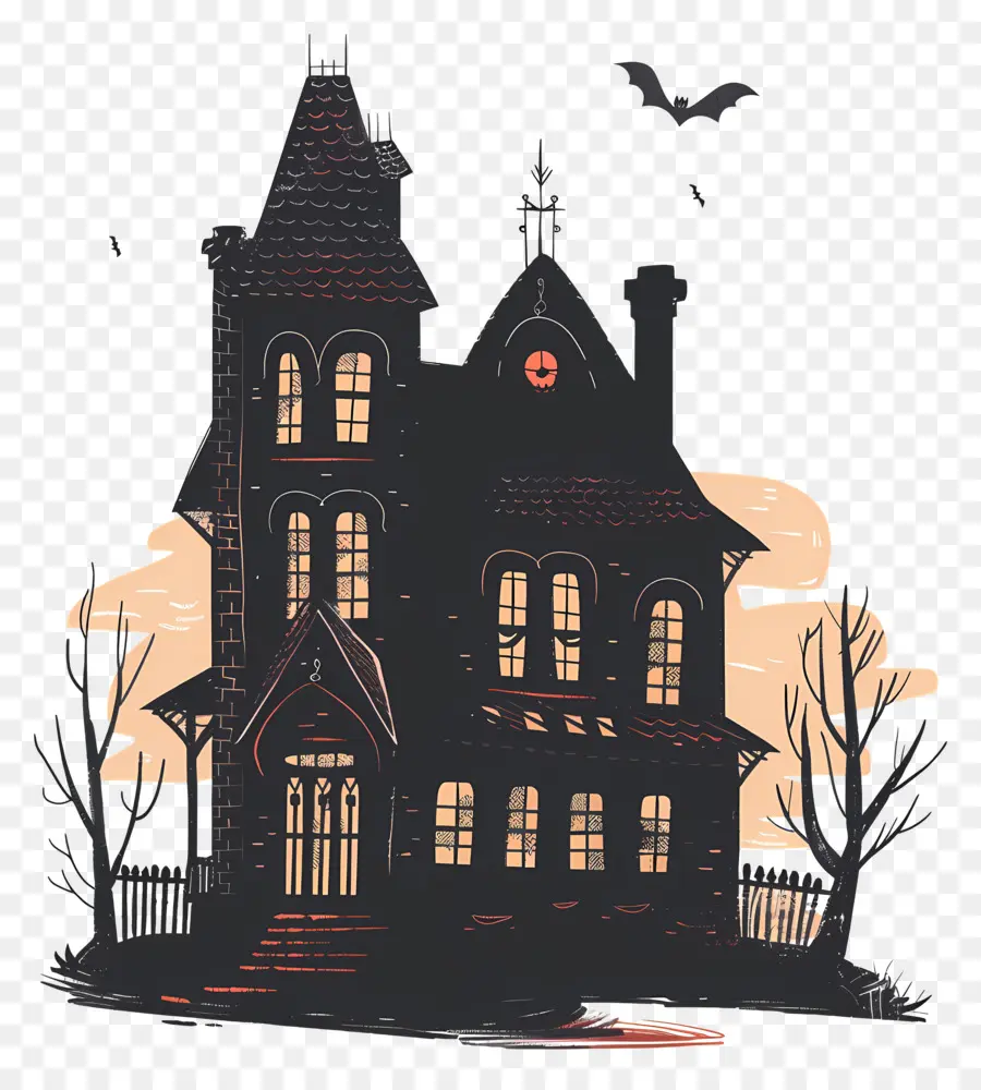 Maison Hantée，Maison Spooky PNG
