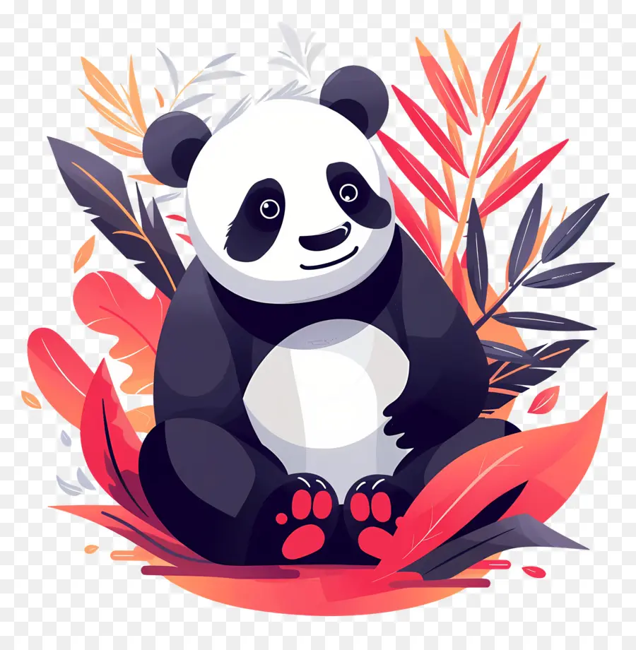 Panda，Panda De Dessin Animé PNG