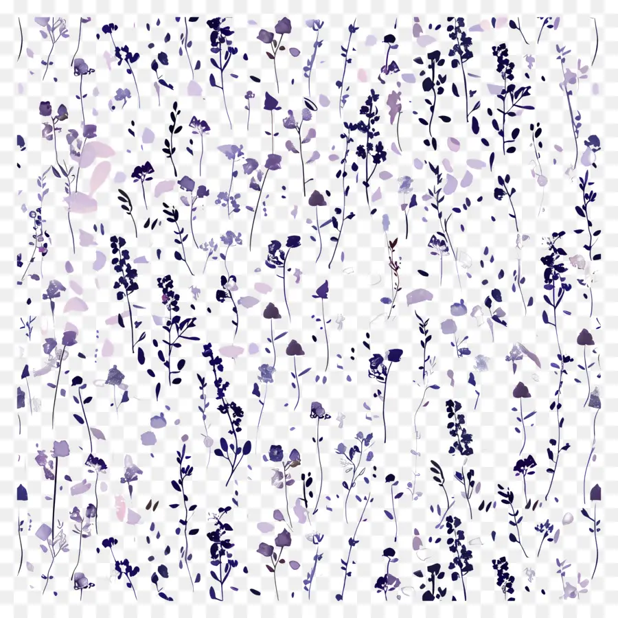 Modèle De Prairies，Motif Floral PNG