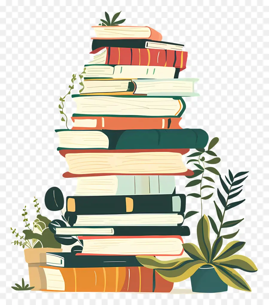 Pile De Livres，Livres PNG