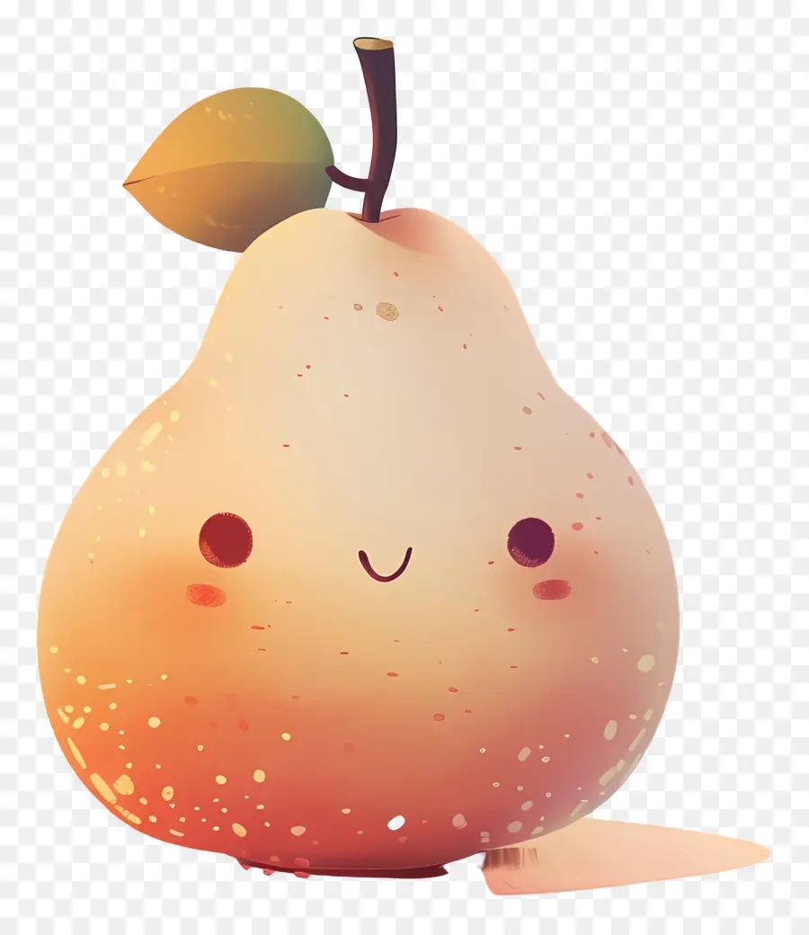 Dessin Animé De Poire，Dessin De Fruits Mignons PNG